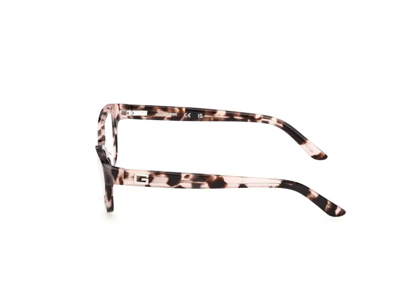Donna Guess GU50353 074 Montature da vista Acetato Rosa Squadrata Normale miniatura 3