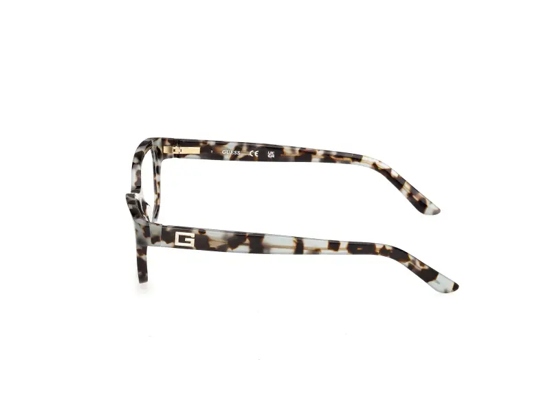 Donna Guess GU50353 086 Montature da vista Acetato Havana Squadrata Normale miniatura 3