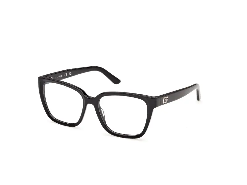 Donna Guess GU50354 001 Montature da vista Acetato Nero Squadrata Normale