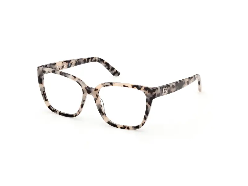 Donna Guess GU50354 056 Montature da vista Acetato Havana Squadrata Normale