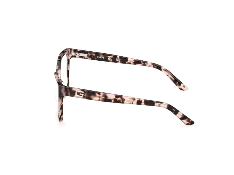 Donna Guess GU50354 074 Montature da vista Acetato Rosa Squadrata Normale miniatura 3