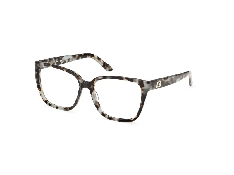 Donna Guess GU50354 086 Montature da vista Acetato Havana Squadrata Normale