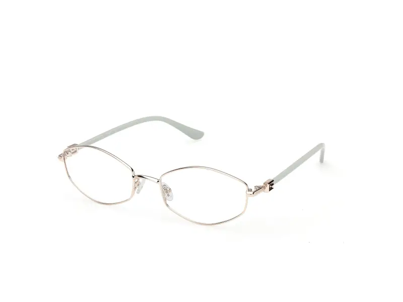 Donna Guess GU50355 033 Montature da vista Metallo Oro Geometrica Normale