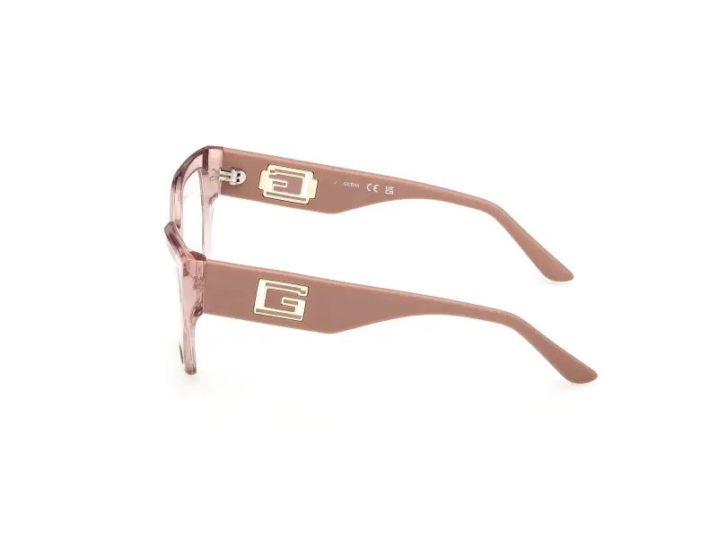 Donna Guess GU50357 072 Montature da vista Acetato Rosa Geometrica Normale miniatura 3