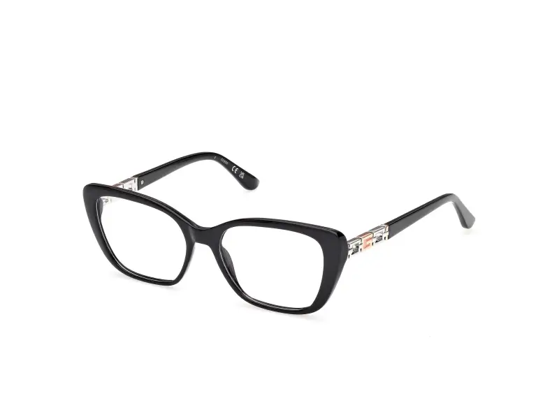 Donna Guess GU50358 001 Montature da vista Acetato Nero Squadrata Normale