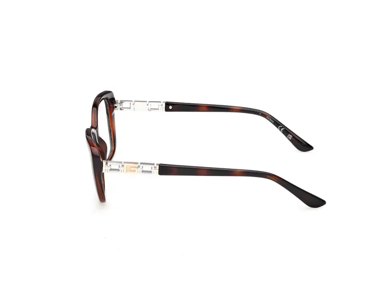 Donna Guess GU50358 052 Montature da vista Acetato Havana Squadrata Normale miniatura 3