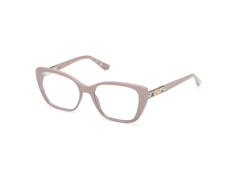 Donna Guess GU50358 057 Montature da vista Acetato Beige Squadrata Normale