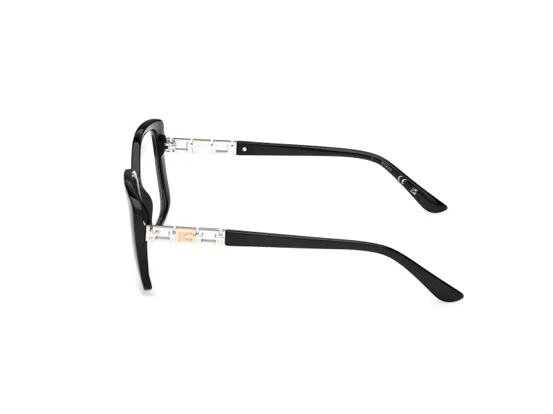 Donna Guess GU50359 001 Montature da vista Acetato Nero Farfalla Normale miniatura 3