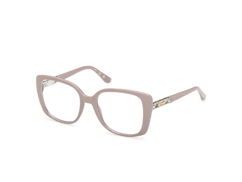 Donna Guess GU50359 057 Montature da vista Acetato Beige Farfalla Normale