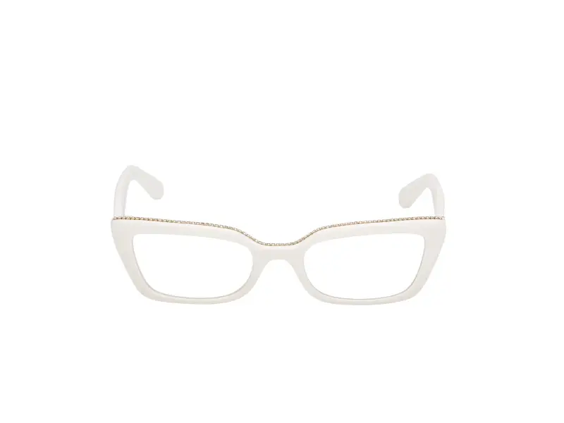 Donna Guess GU50360 021 Montature da vista Acetato Bianco Squadrata Normale miniatura 2