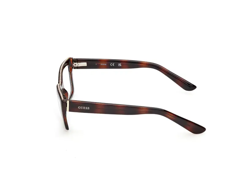 Donna Guess GU50360 052 Montature da vista Acetato Havana Squadrata Normale miniatura 3