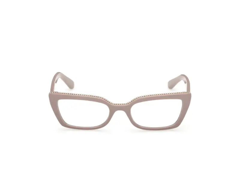 Donna Guess GU50360 057 Montature da vista Acetato Beige Squadrata Normale miniatura 2