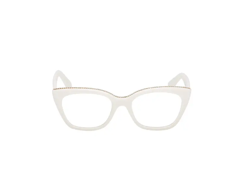 Donna Guess GU50361 021 Montature da vista Acetato Bianco Squadrata Normale miniatura 2