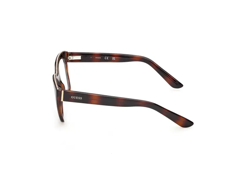 Donna Guess GU50361 052 Montature da vista Acetato Havana Squadrata Normale miniatura 3