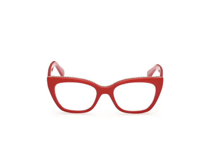 Donna Guess GU50361 066 Montature da vista Acetato Rosso Squadrata Normale miniatura 2