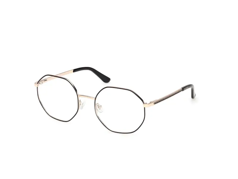 Donna Guess GU50363 002 Montature da vista Metallo Nero Geometrica Normale