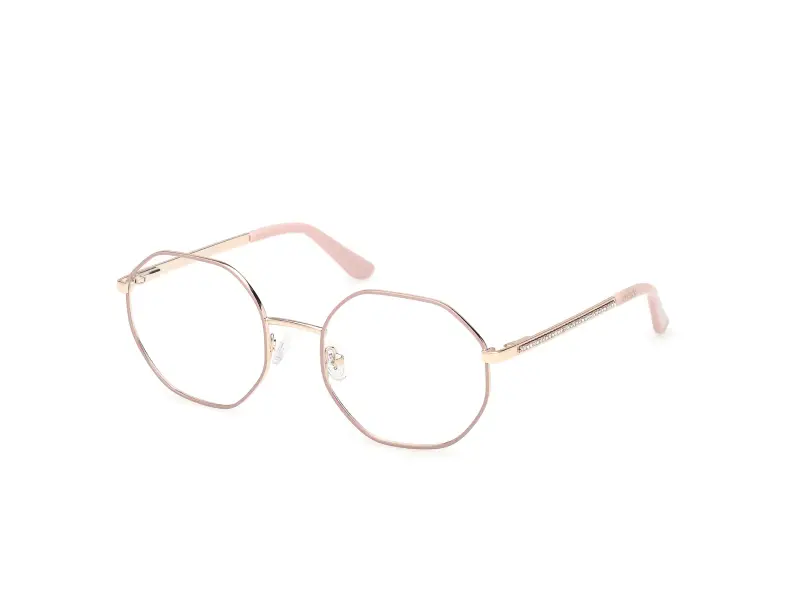 Donna Guess GU50363 073 Montature da vista Metallo Rosa Geometrica Normale