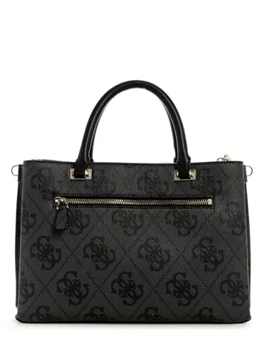 GUESS Erenia Girlfriend Satchel, Cartella Donna, Logo Carbone, Taglia Unica miniatura 2