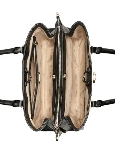 GUESS Erenia Girlfriend Satchel, Cartella Donna, Logo Carbone, Taglia Unica miniatura 3