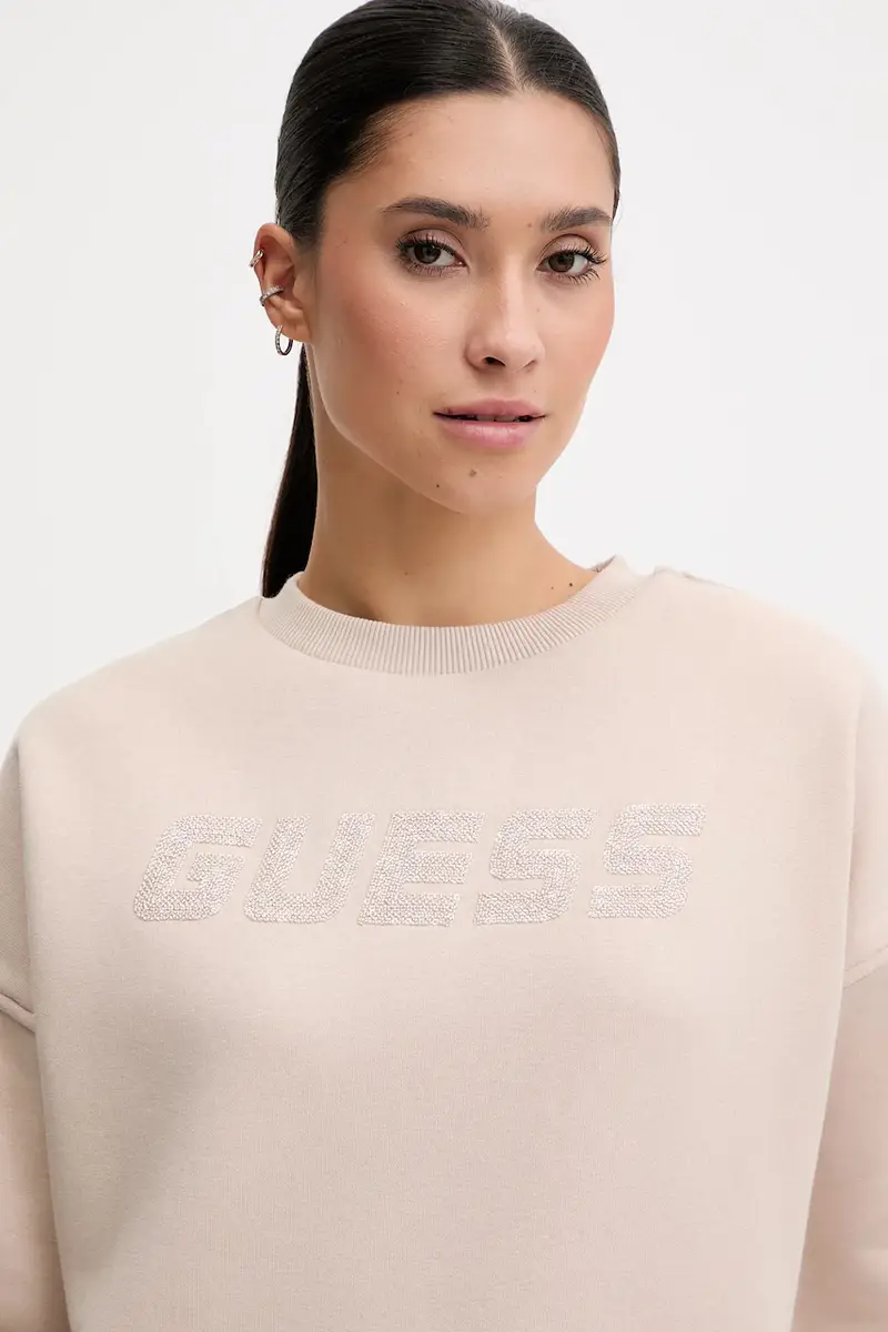 felpa AELIA donna colore beige V5BQ10 KB681 miniatura 4