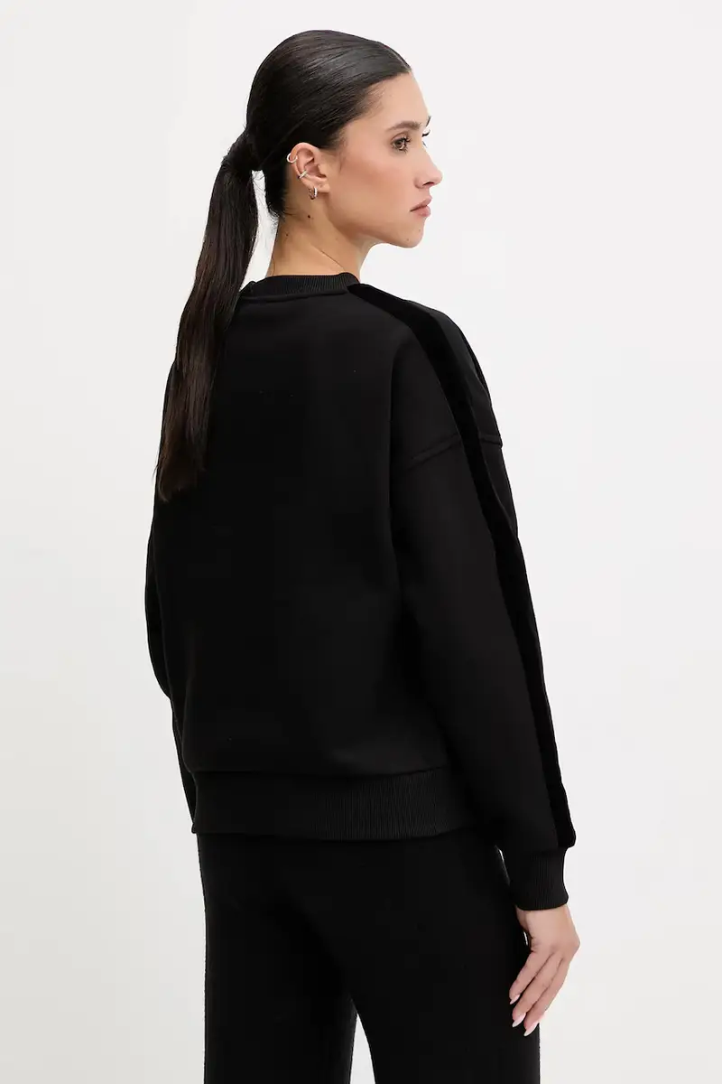 felpa AELIA donna colore nero V5BQ10 KB681 miniatura 3