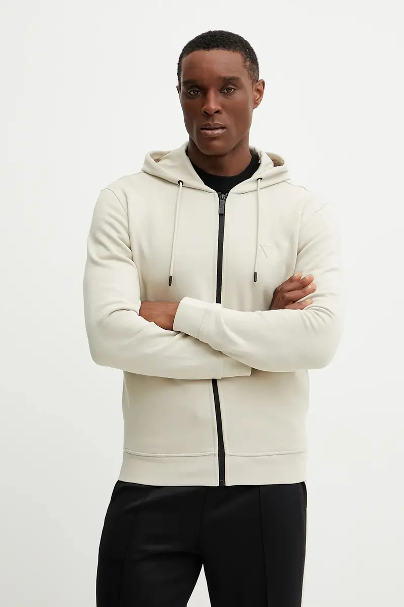 felpa ALDWIN uomo colore beige con cappuccio Z2YQ28 KAIJ1 miniatura 4