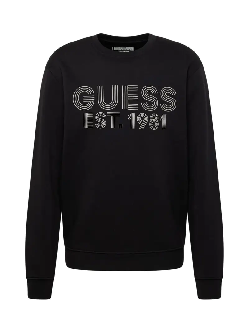 GUESS Felpa 'Beau' grigio / nero