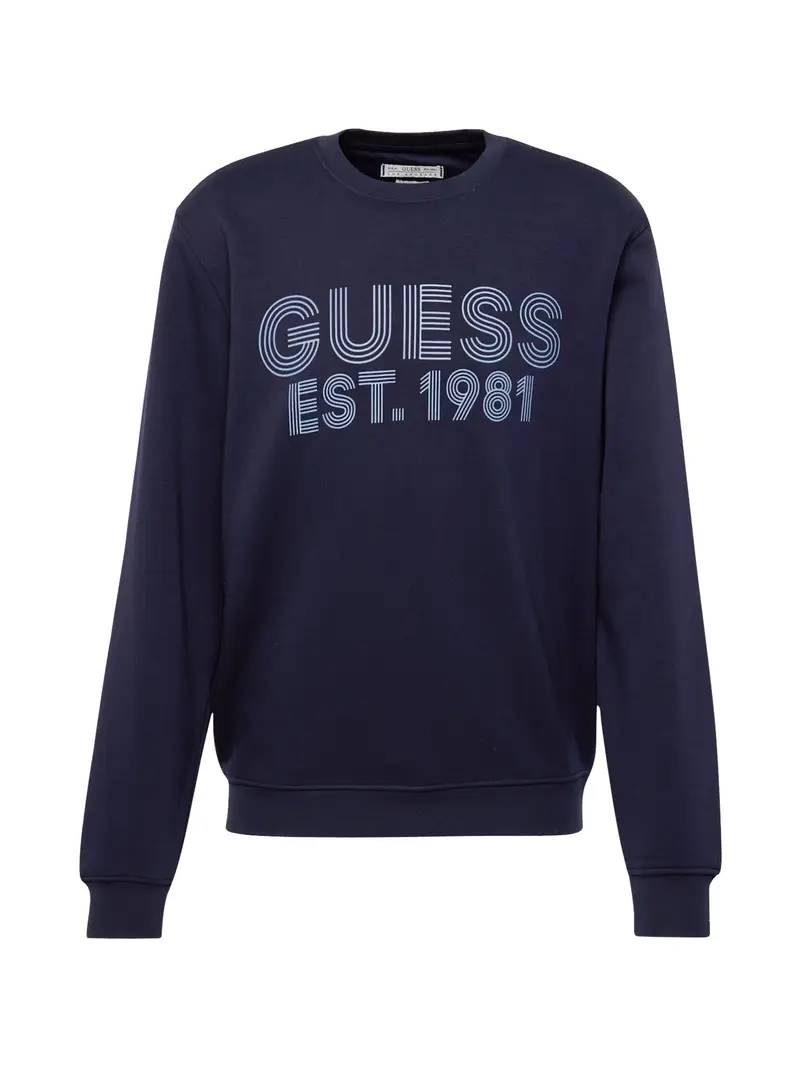 GUESS Felpa 'Beau' navy / blu colomba