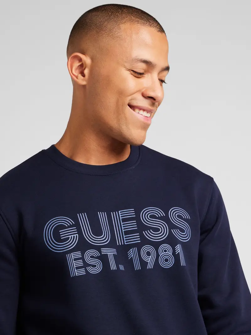 GUESS Felpa 'Beau' navy / blu colomba miniatura 2