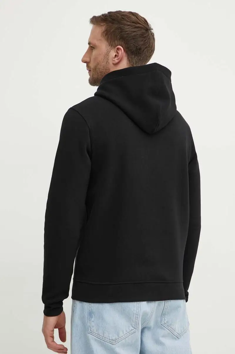 felpa BEAU uomo colore nero con cappuccio M4YQ36 K9Z21 miniatura 3