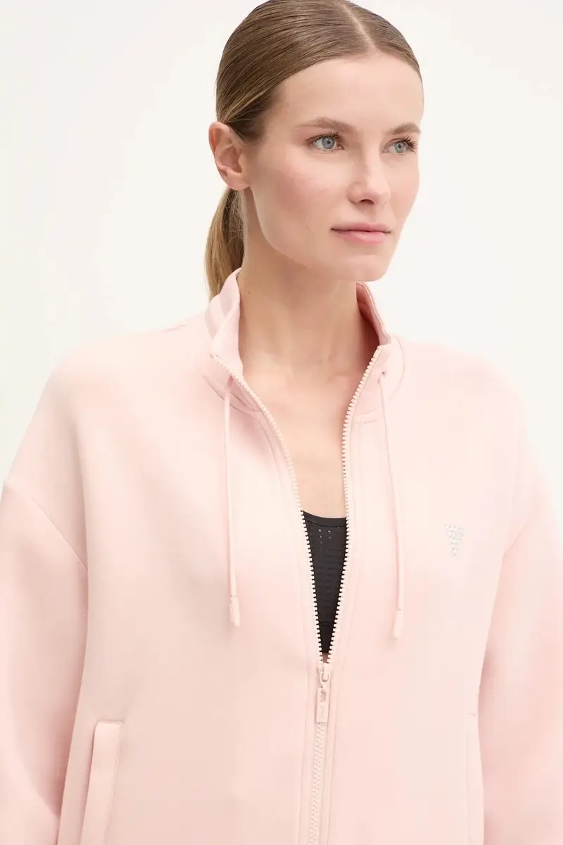 felpa CECILIA donna con applicazione V4BQ14 K7UW2 Rosa miniatura 4