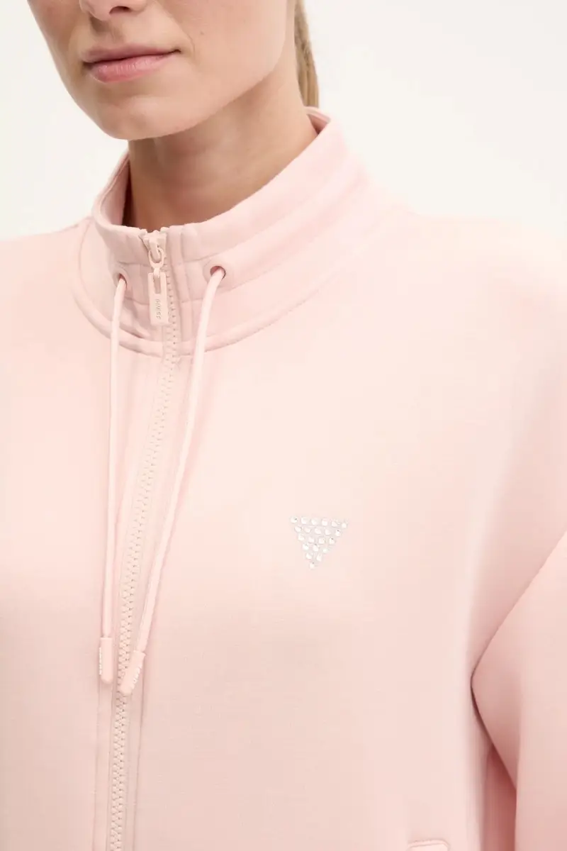 felpa CECILIA donna con applicazione V4BQ14 K7UW2 Rosa miniatura 5