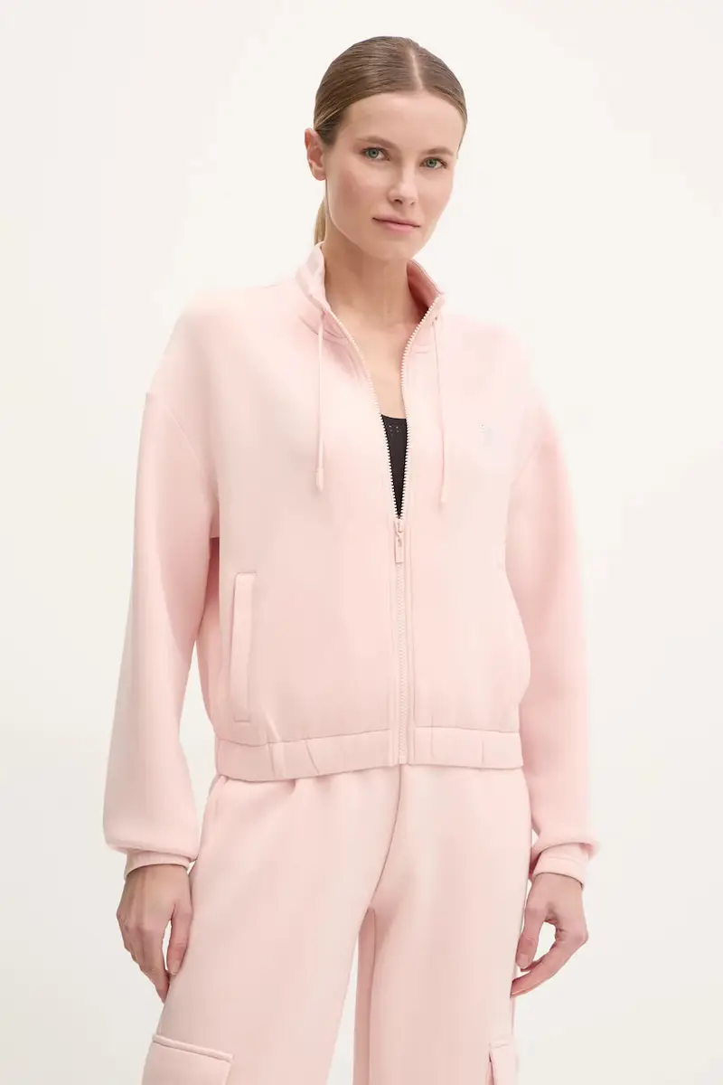 felpa CECILIA donna con applicazione V4BQ14 K7UW2 Rosa