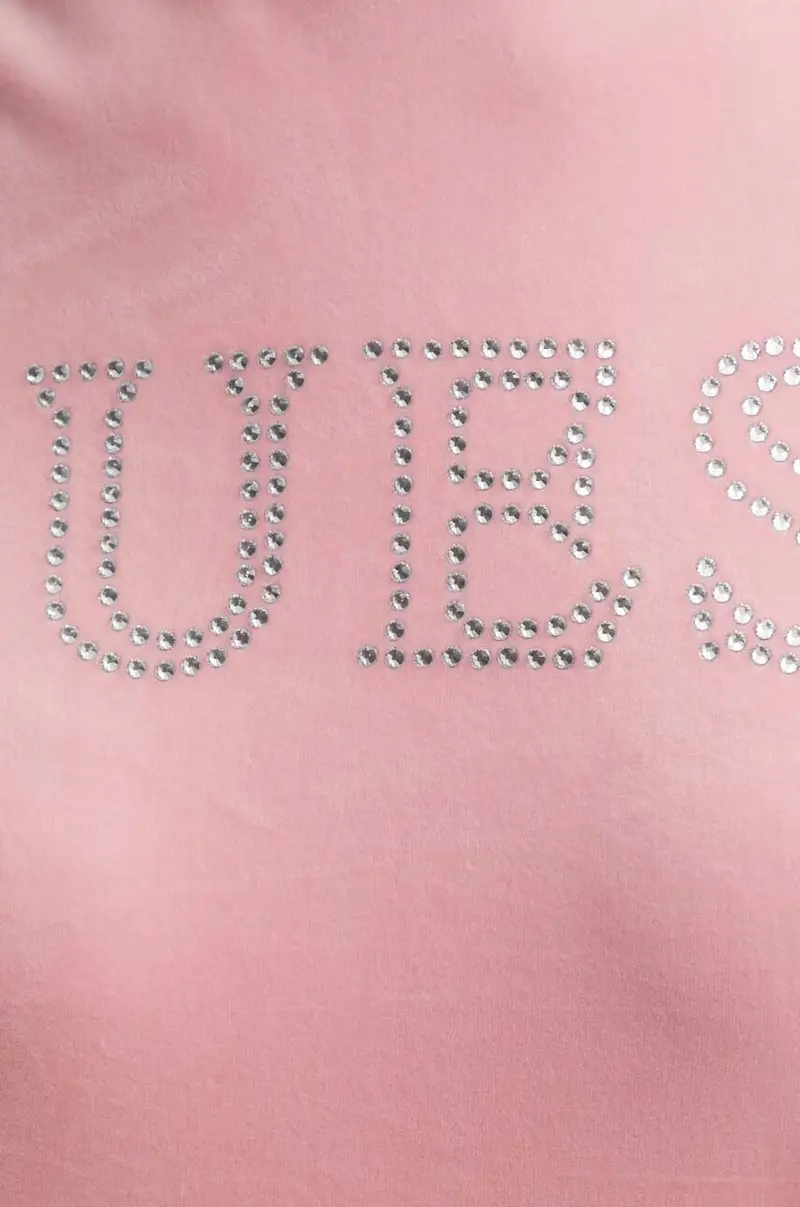 felpa COUTURE donna colore rosa con cappuccio V4RQ25 KBXI2 miniatura 5