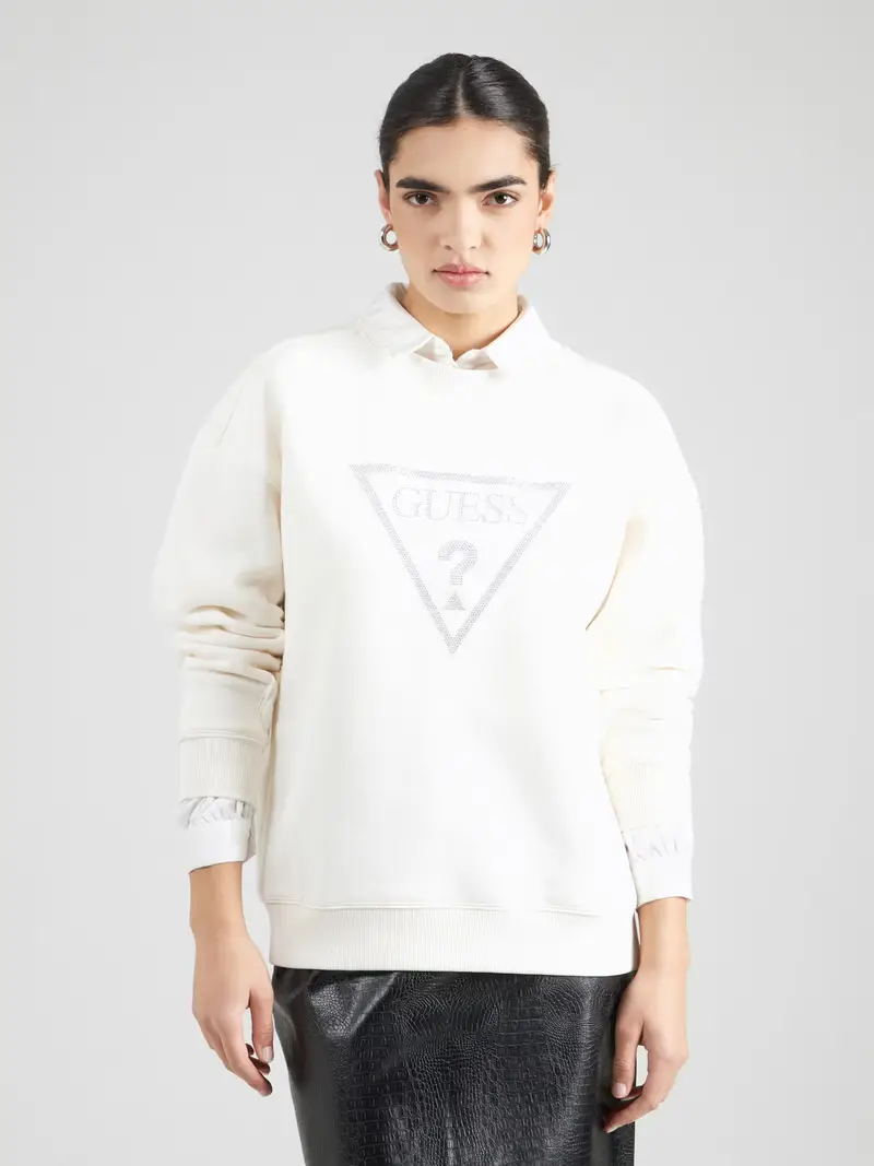 Felpa crema / argento miniatura 3