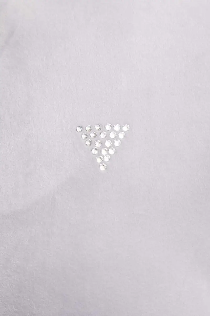 felpa donna colore violetto con applicazione miniatura 5