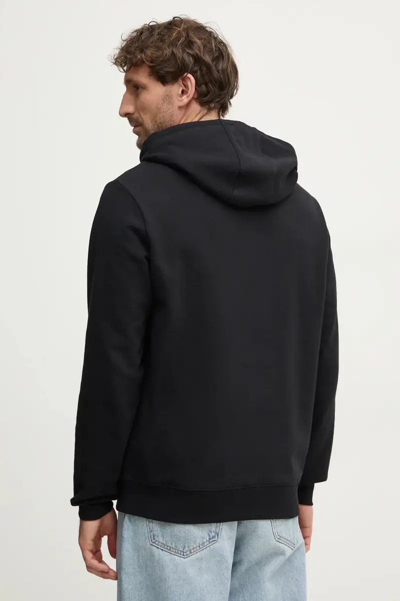 felpa EMBOSSED uomo colore nero con cappuccio M4BQ45 K9YH1 miniatura 3