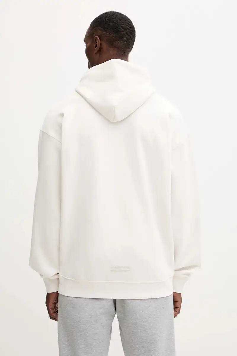 felpa EMIS uomo colore beige con cappuccio Z4YQ00 K9V31 miniatura 3