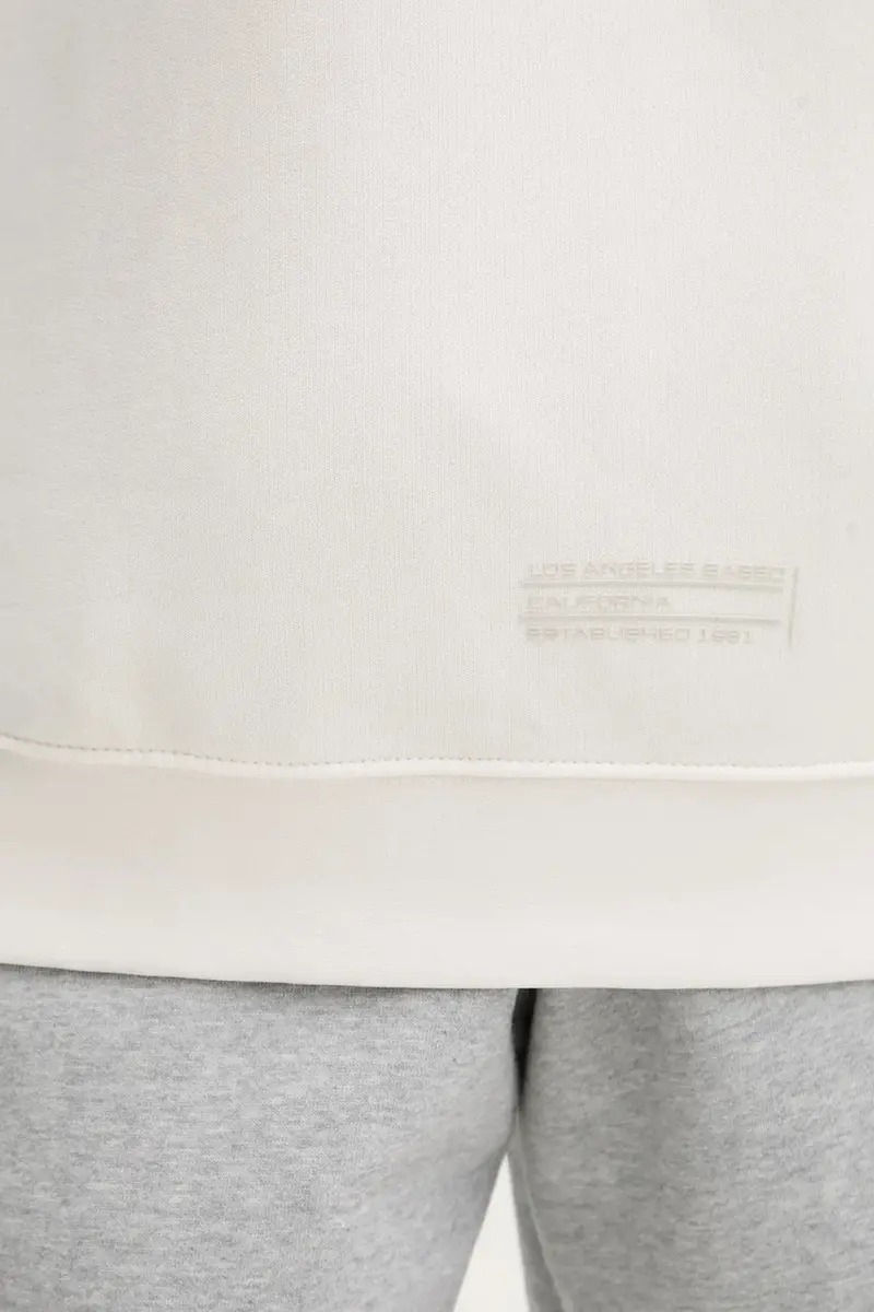 felpa EMIS uomo colore beige con cappuccio Z4YQ00 K9V31 miniatura 5