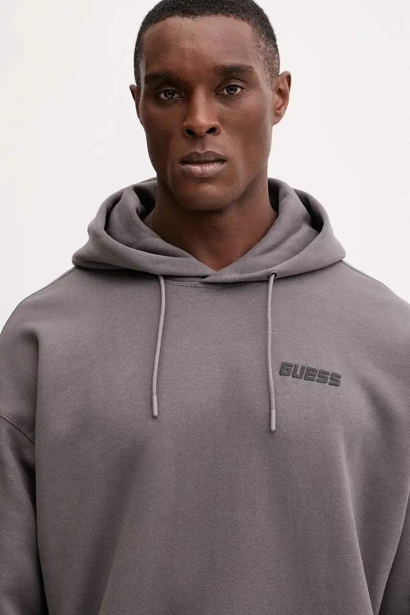 felpa EMIS uomo colore grigio con cappuccio Z4YQ00 K9V31 miniatura 4