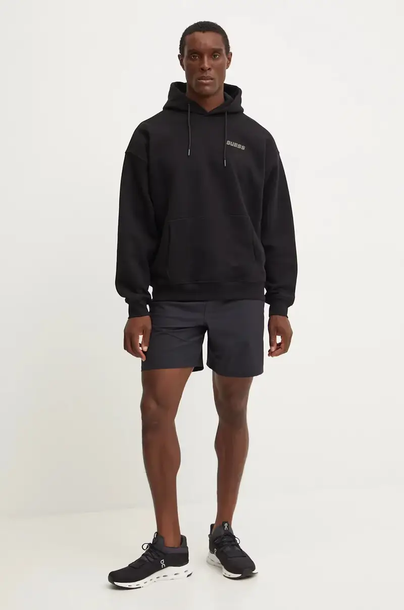 felpa EMIS uomo colore nero con cappuccio Z4YQ00 K9V31 miniatura 2