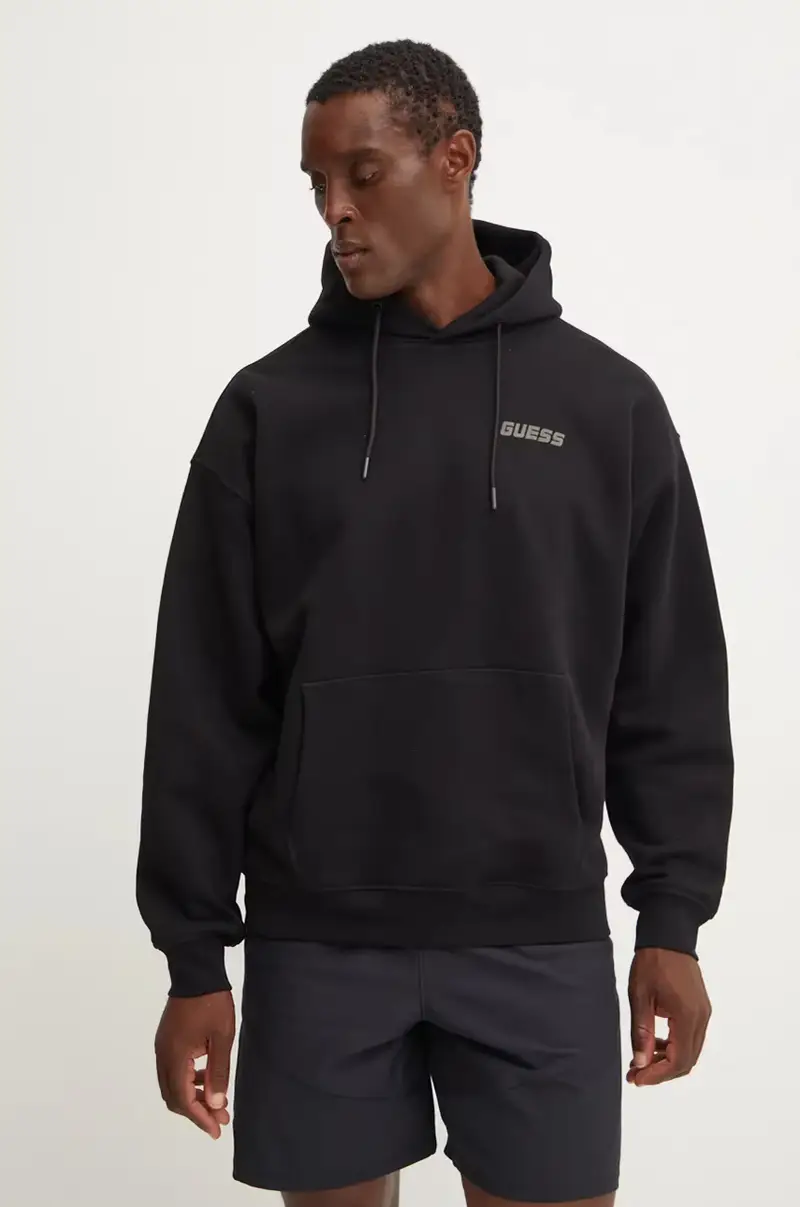 felpa EMIS uomo colore nero con cappuccio Z4YQ00 K9V31