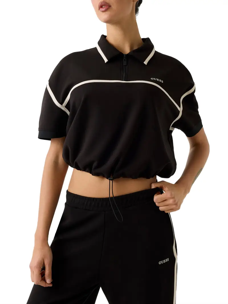 felpa guess da donna - nero