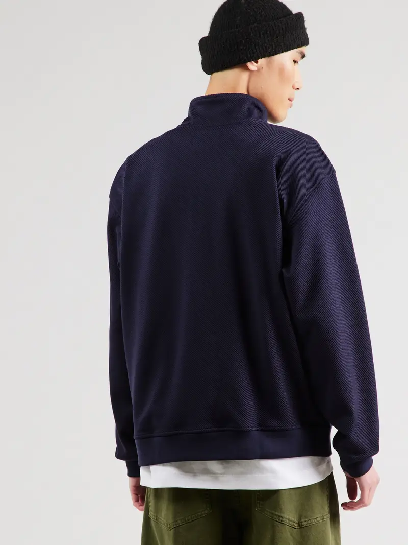 Felpa 'HARRIS' blu scuro / bianco miniatura 3