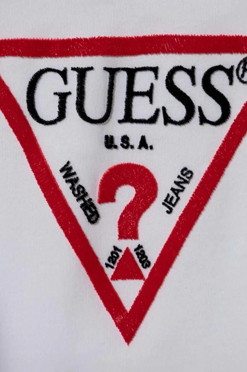 felpa in cotone bambino/a colore bianco con cappuccio con applicazione miniatura 3