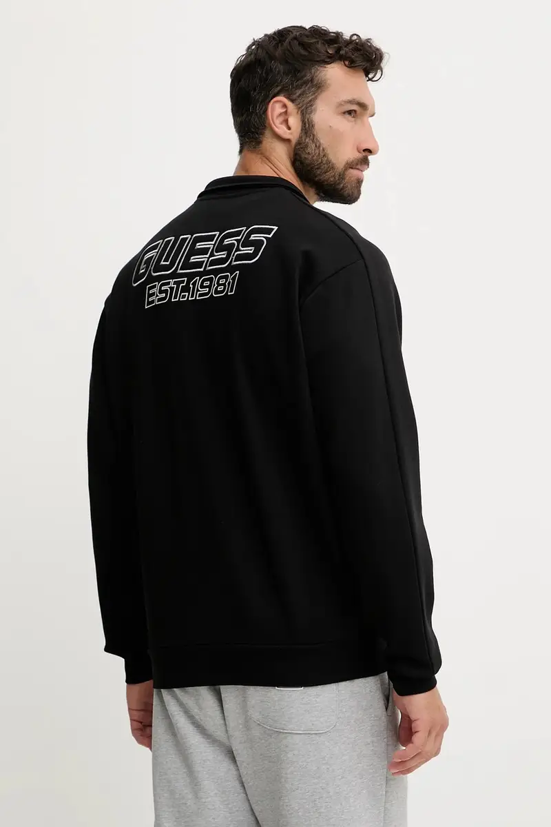 felpa in cotone MENTORE uomo colore nero Z5YQ02 KCE91 miniatura 3