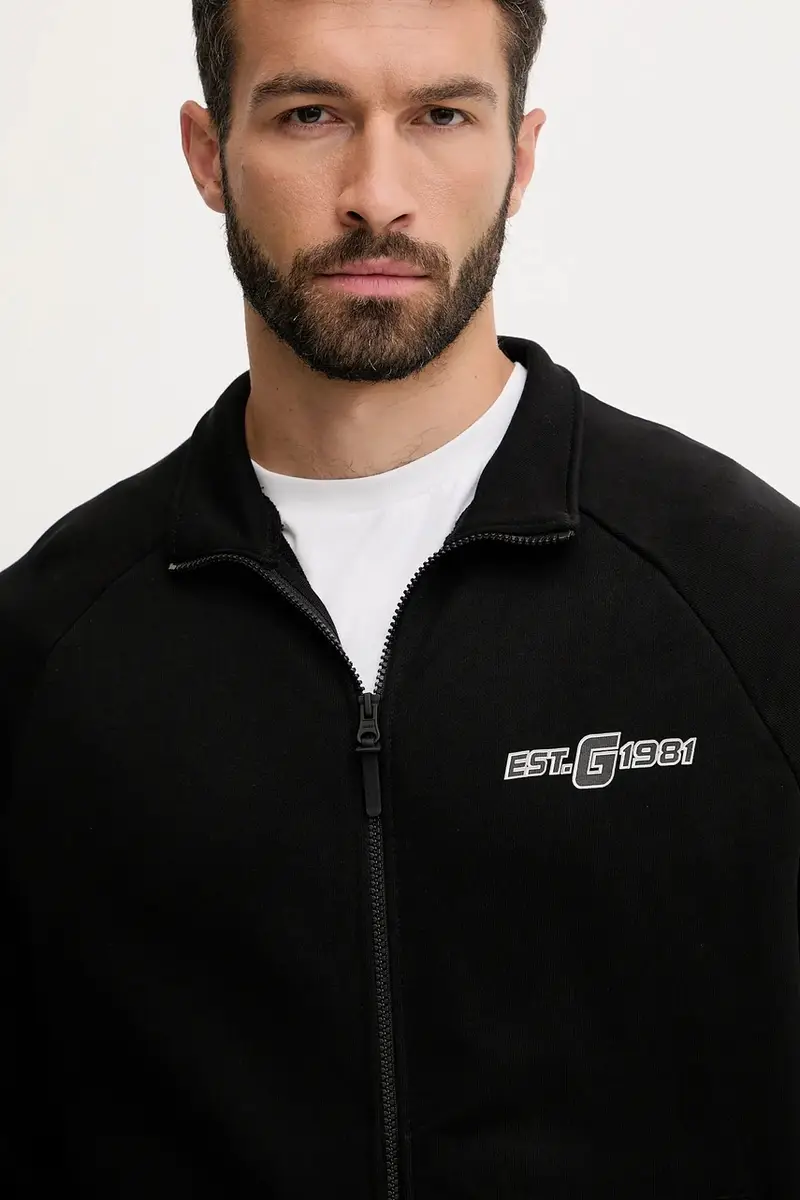 felpa in cotone MENTORE uomo colore nero Z5YQ02 KCE91 miniatura 4