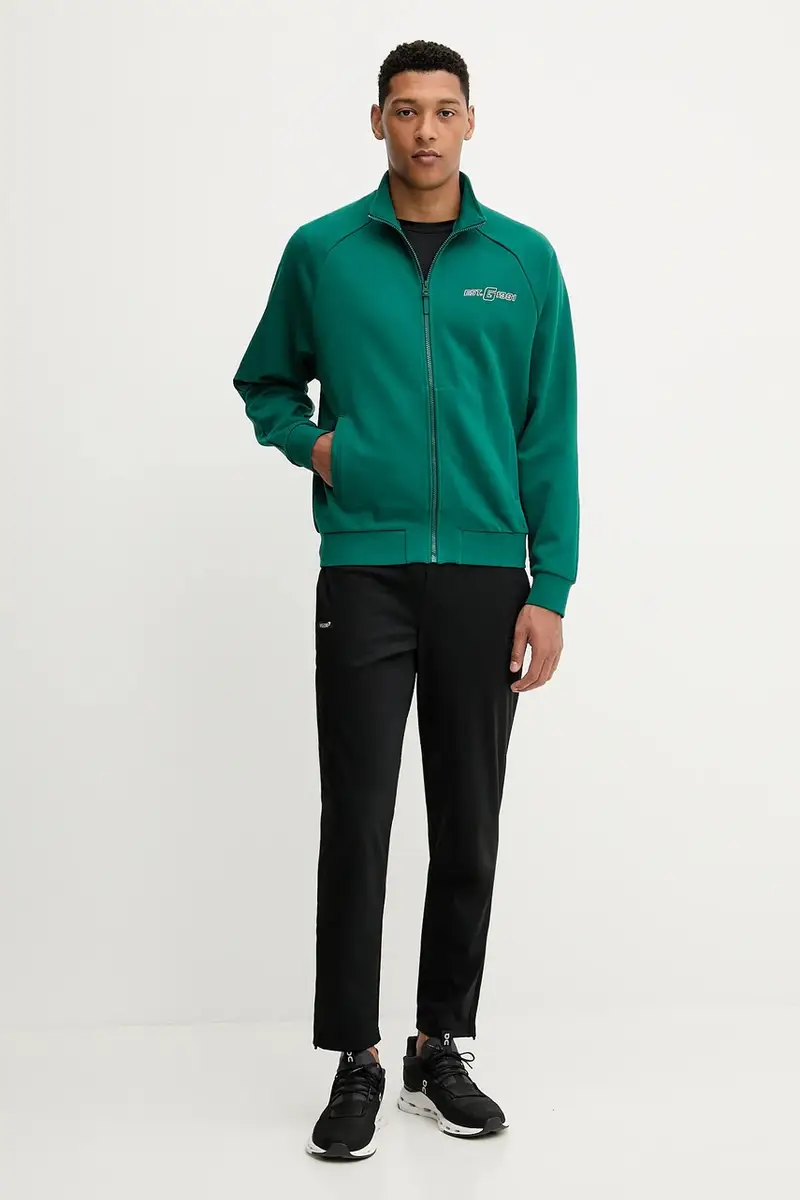 felpa in cotone MENTORE uomo colore verde Z5YQ02 KCE91 miniatura 2