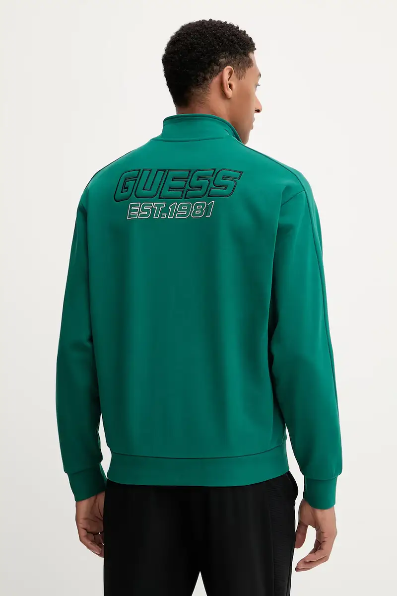 felpa in cotone MENTORE uomo colore verde Z5YQ02 KCE91 miniatura 3