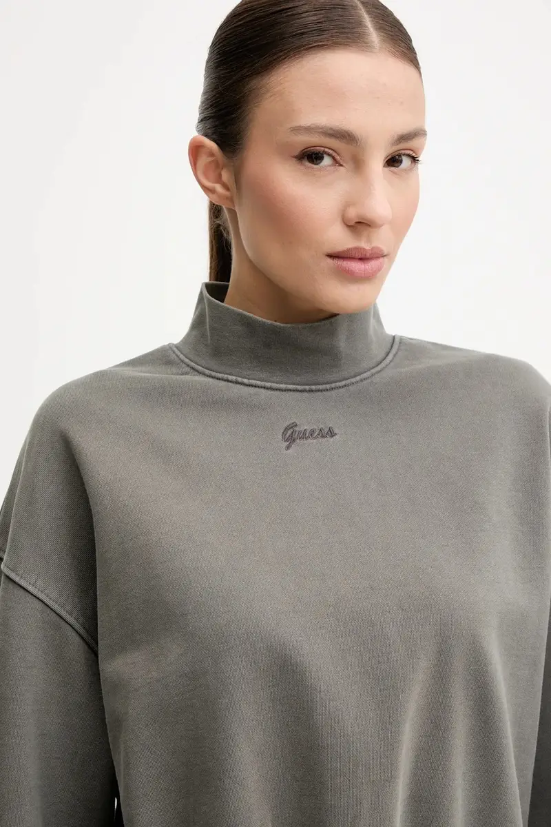 felpa in cotone MISTY donna colore grigio V5RQ13 KCOS1 miniatura 4